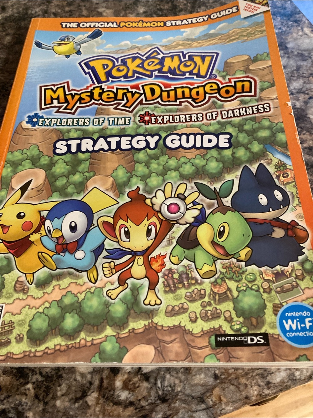 Nintendo Pokémon Mystery Dungeon Strategy Guide — Orange & Blue Cover